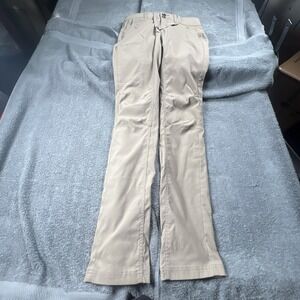 PrAna Women's 4 4P Short Navy Blue Halle Straight Nylon Stretch  Hiking 30x34